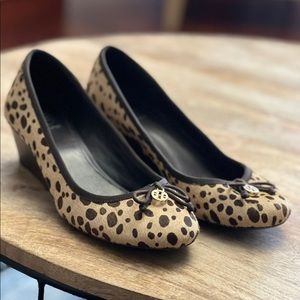 Tory Burch Calf Hair Wedge